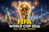 Purple Futuristic FIFA World Cup 2026 Poster Video template