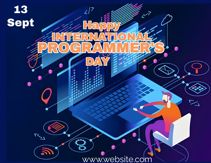 Copy of Purple Futuristic Programmer's Day Poat Flyer | PosterMyWall