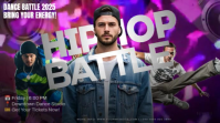 Purple Futuristic Step Up & Shine: Audition For The Dance Crew Youtube Thumbnail template