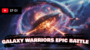 Purple Galaxy Warriors Epic Battle YouTube-miniature Template