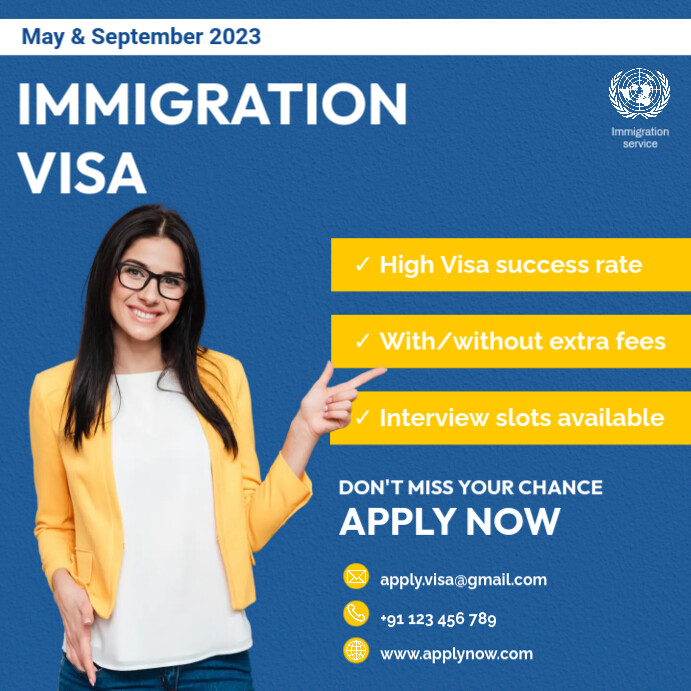 Purple generic immigration Instagram post Template | PosterMyWall