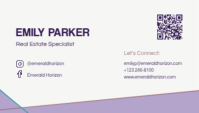 Lilla Real Estate Business Card Kartu Bisnis Template - Page 2