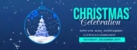 Purple Gradient Christmas Facebook Cover Photo template