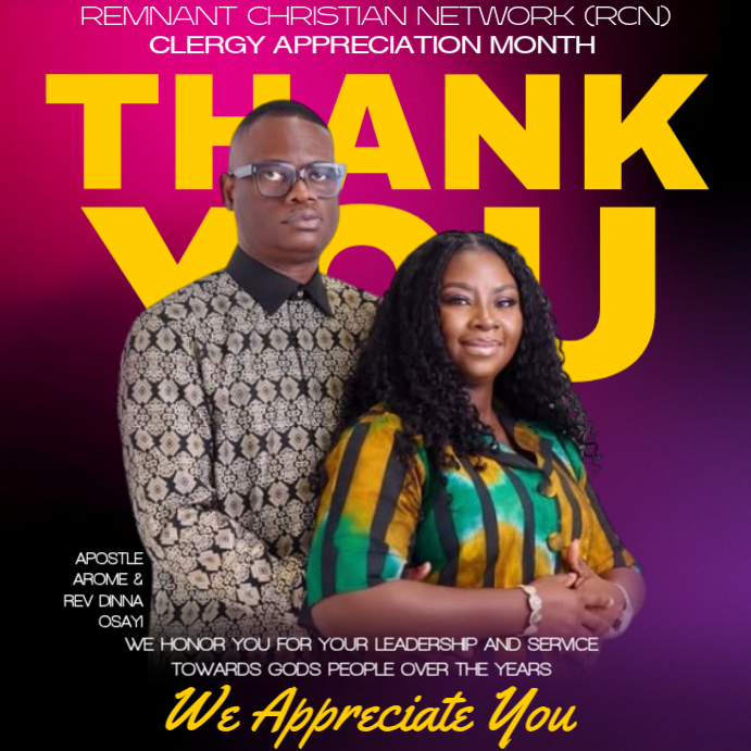 Clergy Appreciation Template | PosterMyWall