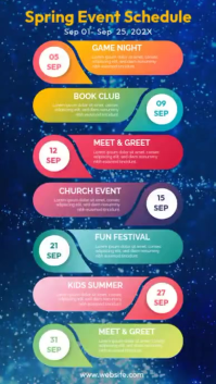 Ungu Event Schedule Instagram Story Template