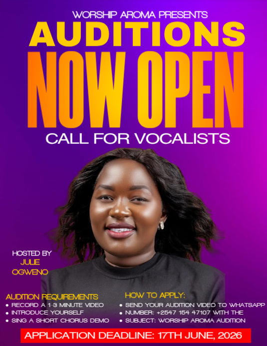 Purple Auditions Poster Posters Template | PosterMyWall
