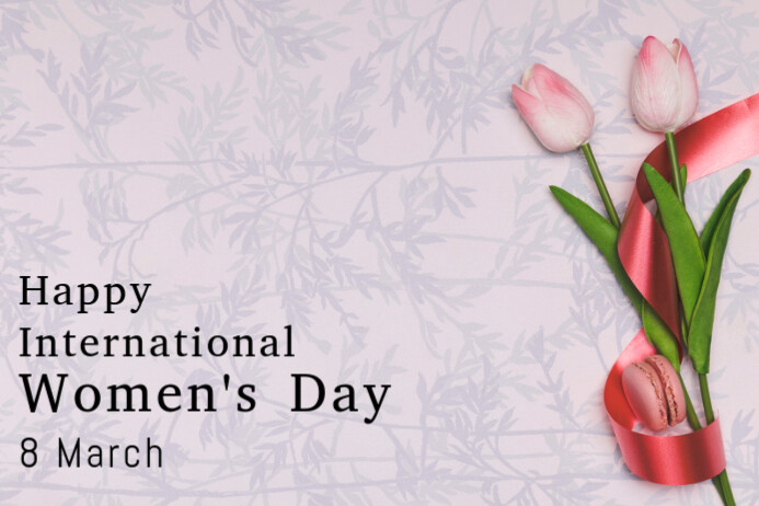 Copy of Purple Happy International Women's Day 8th March 2025 Poster ...