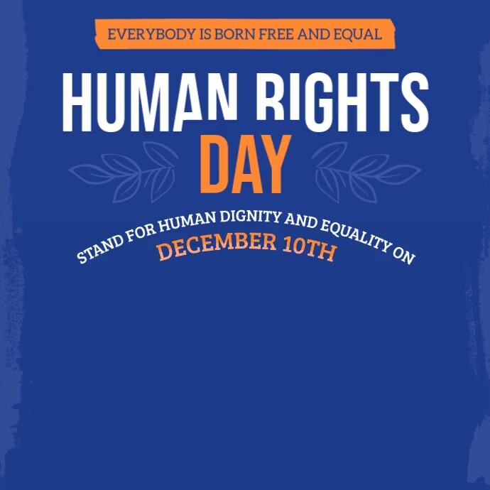 Human Rights Square Purple Human Rights Square Video Template | PosterMyWall