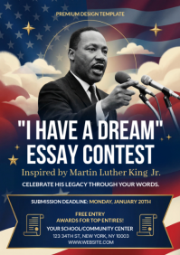 Purple Illustrative  Education Poster A4 template