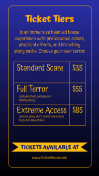 Purple Haunted House Experience Instagram Story Template - Page 3