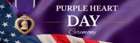Purple Illustrative Purple Heart Day Twitch Panel template