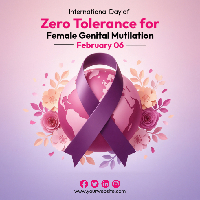 Copy of Purple International Day of Zero Tolerance for Female Genital ...