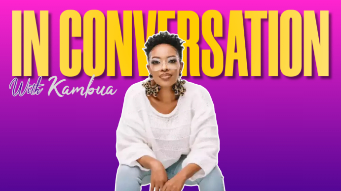 Purple Interview Series YouTube Thumbnail Templat | PosterMyWall