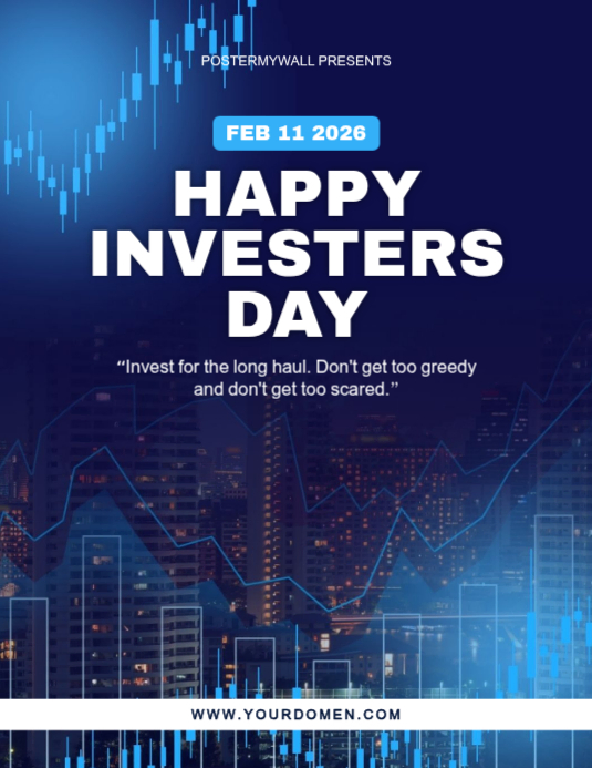 Modèle Purple Investors Day Flyer | PosterMyWall