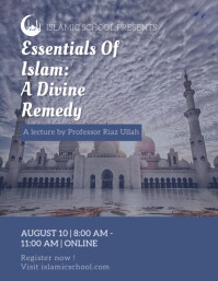Islamic Sermon Invitation Flyer Template | PosterMyWall