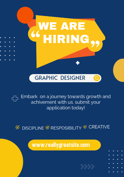 Purple Job Hiring A4 Template | PosterMyWall