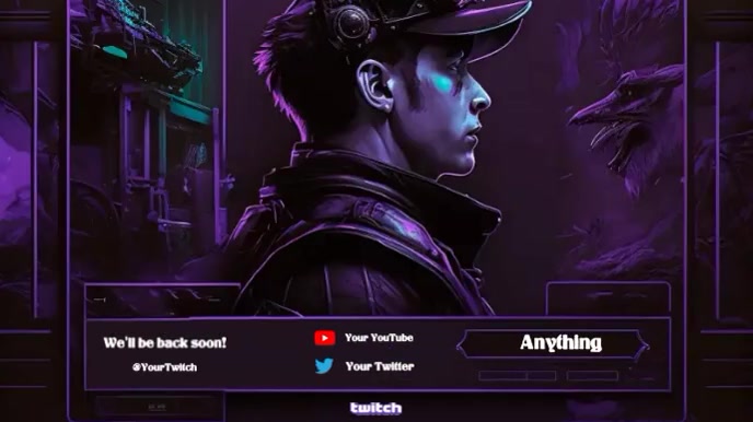 Purple Joyful "><marquee>dada Twitch Overlay template