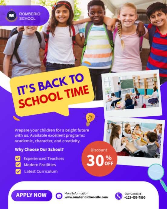 Back To School Promotion Template | PosterMyWall