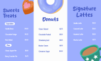 Purple Joyful Bakery Menu US Legal template - Page 2