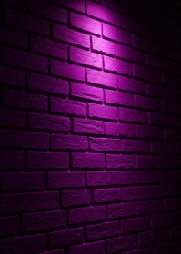 Purple Joyful Brick Wall Background Design Template A6