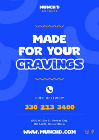 Purple Burger Menu A4 Template - Page 4