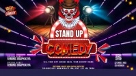 Purple Joyful Comedy Night Show Digital Display Digital Display (16:9) template