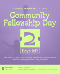 Morado Community Fellowship Day Instagram Portrait Template - Page 4