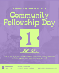 Morado Community Fellowship Day Instagram Portrait Template - Page 5