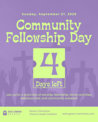 Morado Community Fellowship Day Instagram Portrait Template - Page 2