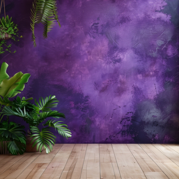 Purple Joyful Elegant Floral Photography Background Instagram Post ...