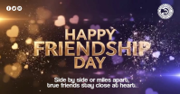 Purple Friendship Day Facebook Shared Image Template