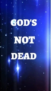 Purple Joyful God's Not Dead Instagram Reel template
