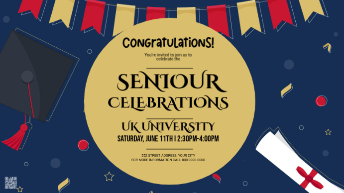 Graduation Celebration Template | PosterMyWall