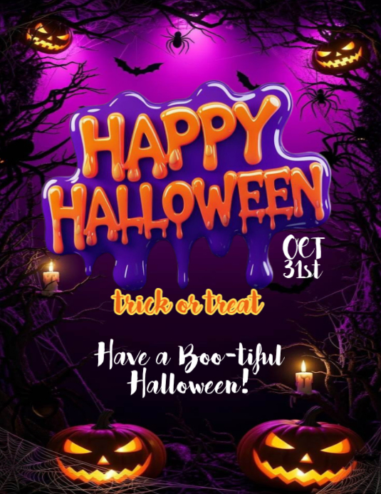 Halloween Celebration Flyers Template | PosterMyWall