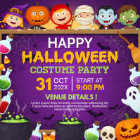 Lilla Halloween Costume Party Message Instagram Template