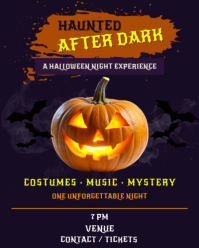 Purple Halloween Event Instagram Portrait Template