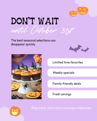 Viola Halloween Grocery Sale Instagram Portrait Template - Page 3