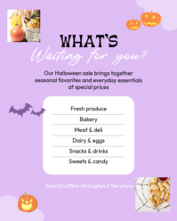 Viola Halloween Grocery Sale Instagram Portrait Template - Page 2