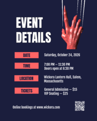 Purple Halloween Movie Night Instagram Portrait Template - Page 5
