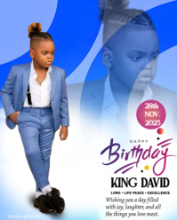 Purple Joyful Happy Birthday Son Free Editable Photo Graphic Template  Instagram Portrait