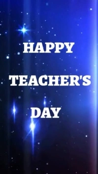 Purple Joyful Happy Teacher's Day Instagram Reel template