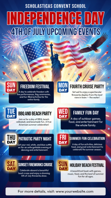 Independence Day Celebration Template | PosterMyWall