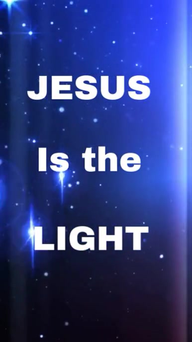 Purple Joyful Jesus Is The Lifht Instagram Reel template