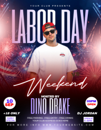 Violet Labor Day Weekend Party Iflaya Template