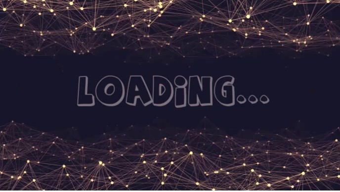 Purple Joyful Loading/stay Tuned Youtube Thumbnail Template | PosterMyWall