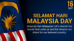 Purple Joyful Malaysia Day Digital Display (1 template