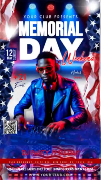 Day DJ Party Instagram Story Video template