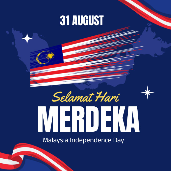 Slide Merdeka Purple Joyful Merdeka Malaysia Independence D Template | PosterMyWall