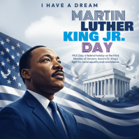 Purple Joyful Mlk Day Instagram Post template