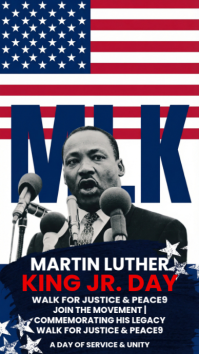 Purple Joyful Mlk Day Instagram Story template